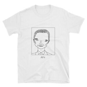 Badly Drawn Celebrities - Neil Patrick Harris - Unisex T-Shirt